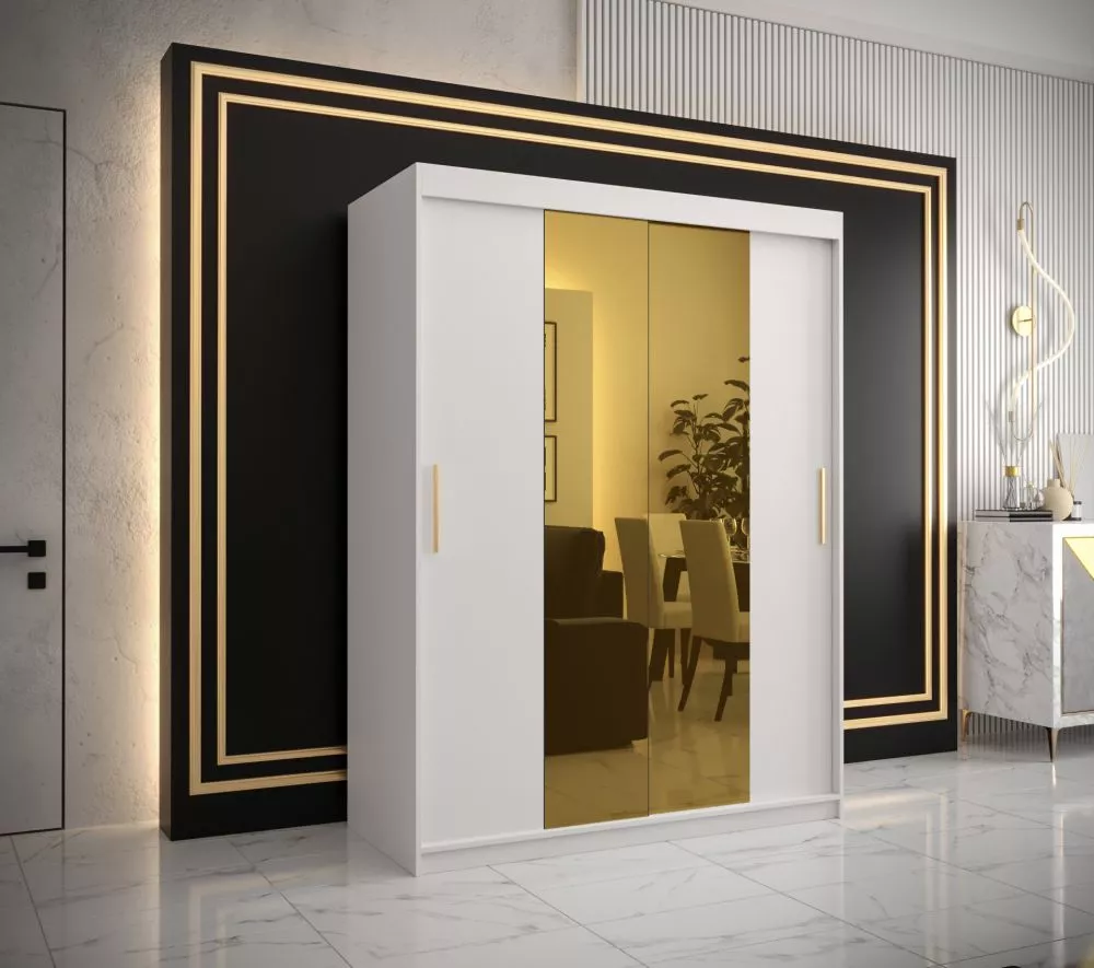 Skapis Golden T1 · Balts · 150 × 62 × 200 cm