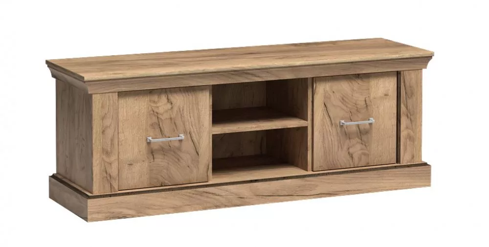 TV tumba Antica A4 · Ozols craft zelts · 142 × 42 × 50 cm