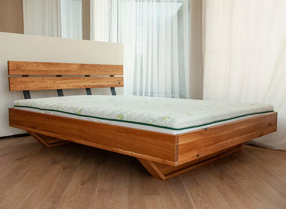 Gulta Toretto Oak ar stelāžu Guļamvietas platums: 160 cm, Guļamvietas garums: 200 cm, · Ozols · 161 × 212 × 85 cm