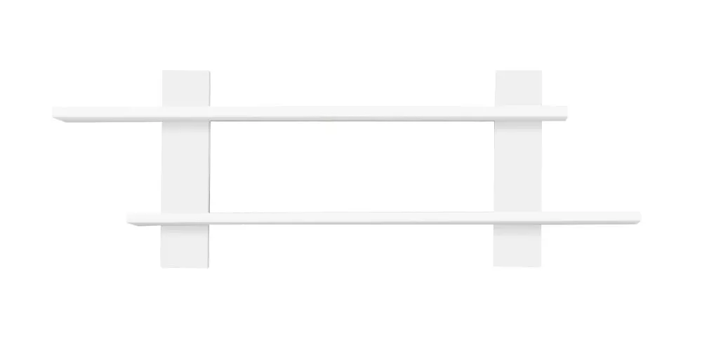 Plaukts Cezar 24 · Balts · 120 × 42 × 18 cm