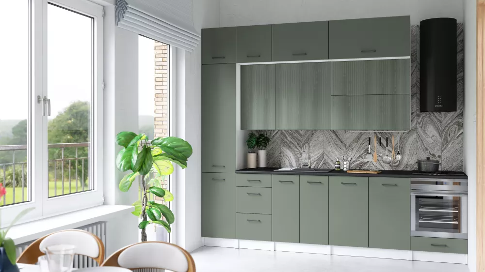 Virtuves komplekts Dafni Materiāls : MDF + LKSP plātne,