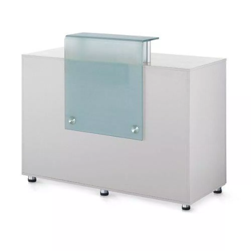 Recepcijas lete BD-3307 · Balts · 102 × 120 × 48 cm