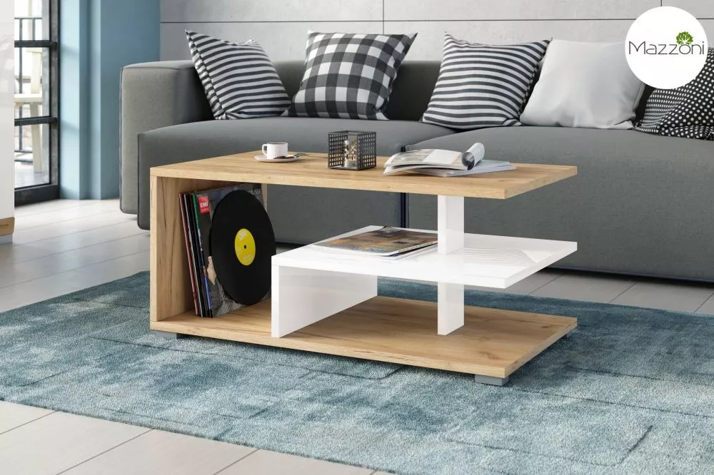 Žurnālgalds Link Modern Korpusa krāsa: ozols craft zelts, · 90 × 50 × 40 cm