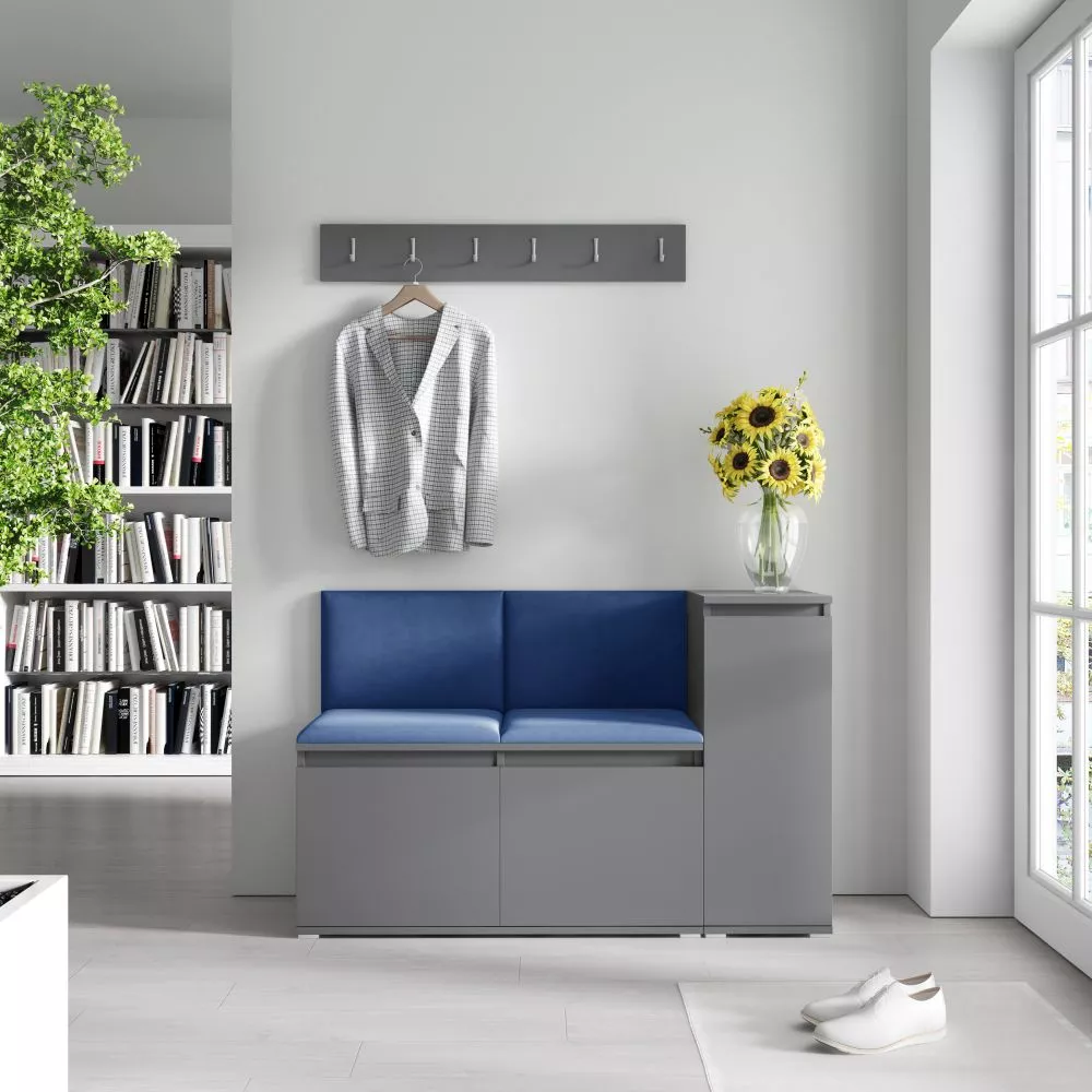 Apavu plaukts Emi 25 Trinity Korpusa krāsa: grafīts, · 130 × 40 cm