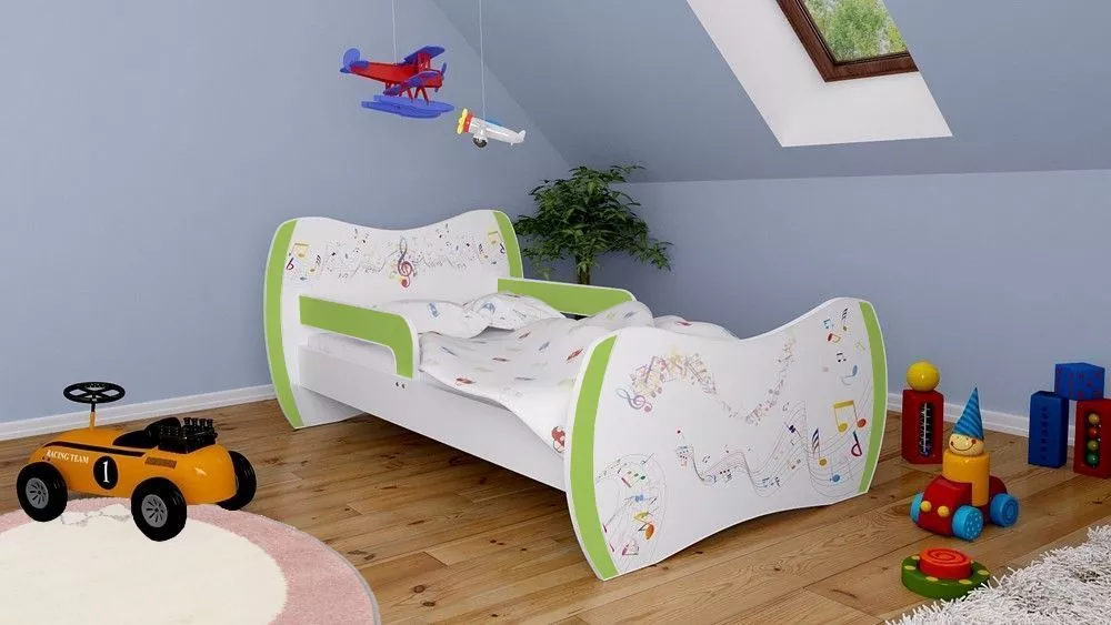 Bērnu gulta Dream L03 160x80 DM17 ar stelāžu Guļamvietas platums: 80 cm, Guļamvietas garums: 160 cm, · 104 × 164 × 71 cm