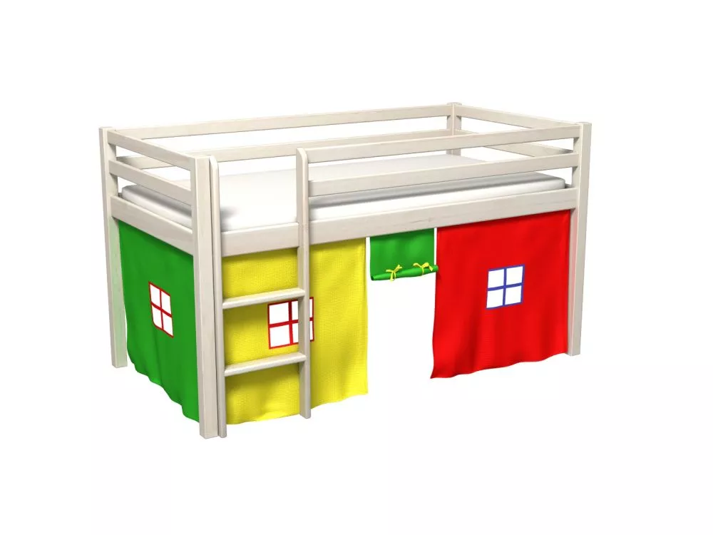 Bērnu gulta Gabi ar stelāžu Guļamvietas platums: 80 cm, Guļamvietas garums: 180 cm, · 88 × 188 × 106 cm