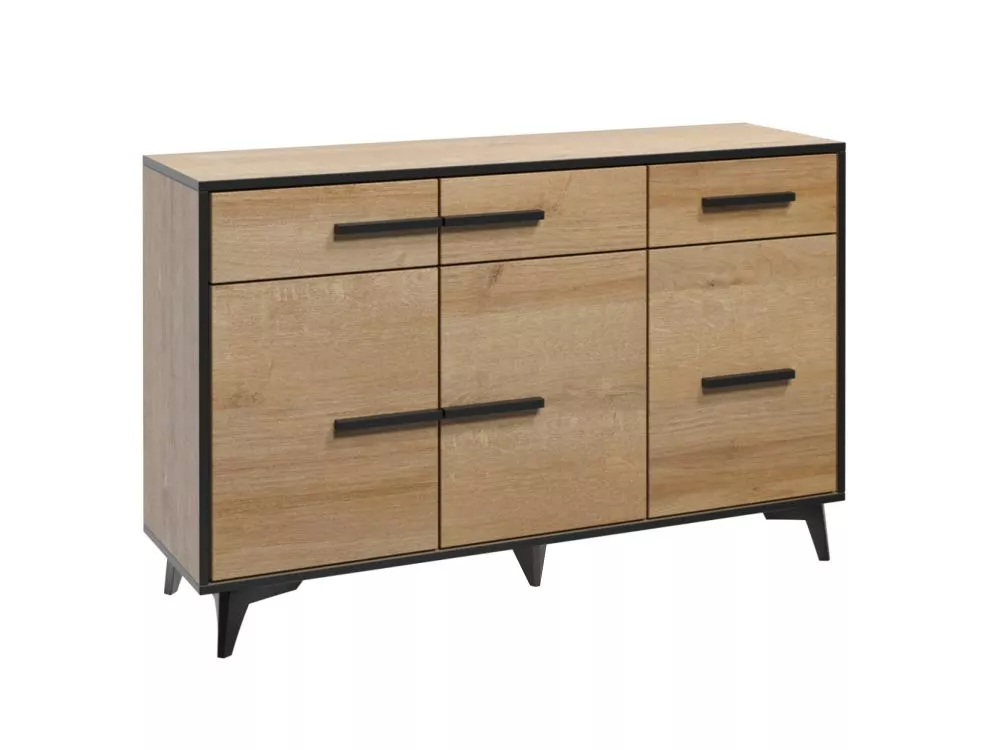 Kumode Frida 2 K3D3S · Ozols riviera · 135 × 40 × 86 cm