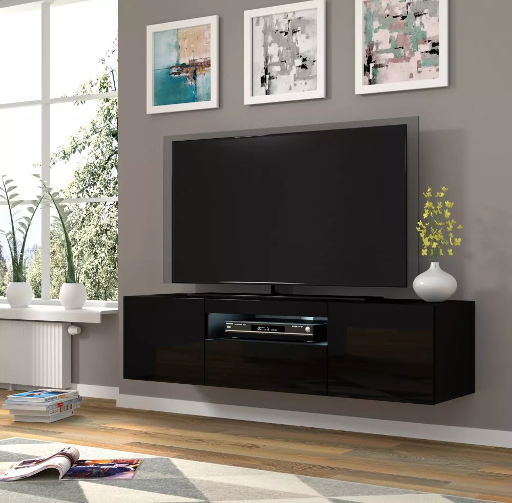 TV tumba Aura 150 ar LED · 150 × 37 × 36 cm