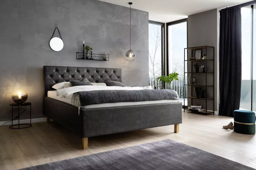Gulta San Remo Oak Standard 160x200 ar stelāžām Guļamvietas platums: 160 cm, Guļamvietas garums: 200 cm, stelāžas tips: 