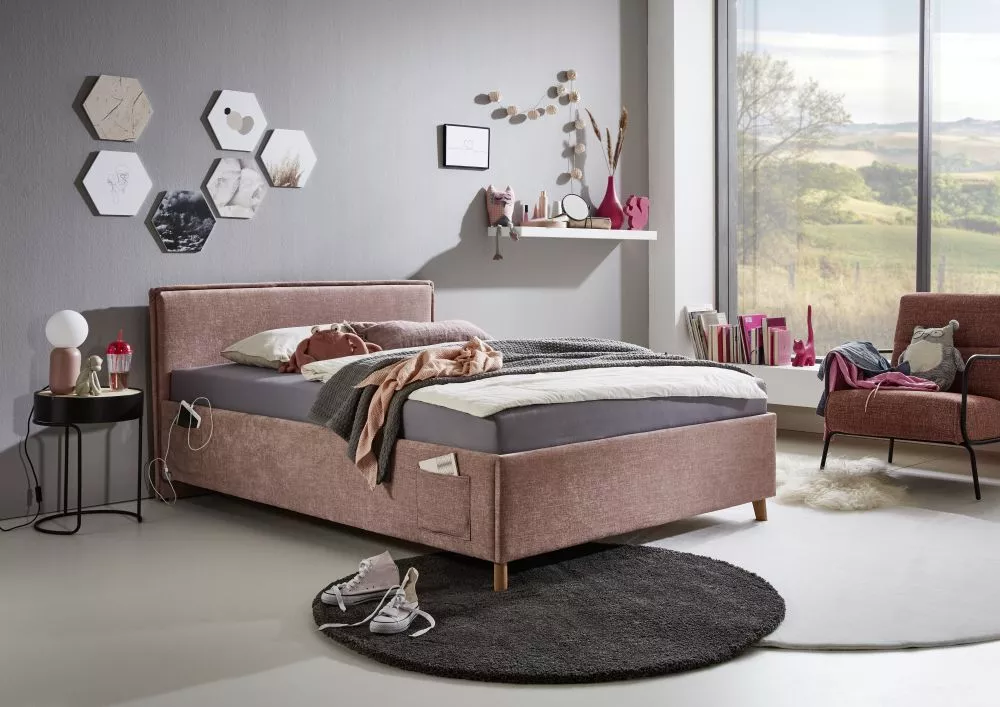 Gulta Fun Premium Standard ar stelāžu Guļamvietas platums: 120 cm, Guļamvietas garums: 200 cm, stelāžas tips: koka, · Ro
