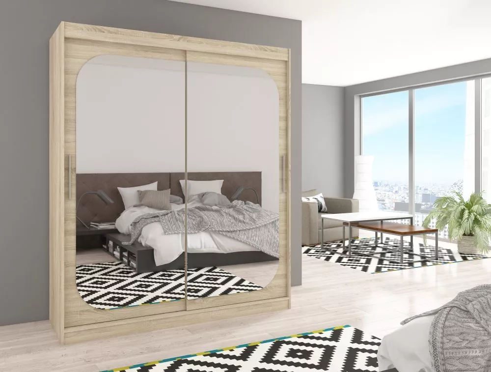 Skapis Arizona · Sonoma · 180 × 58 × 215 cm