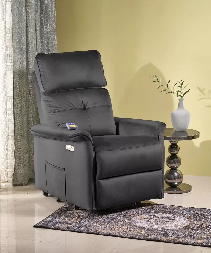 Krēsls Semir 2 Comfort · Melns · 82 × 80 × 90 cm