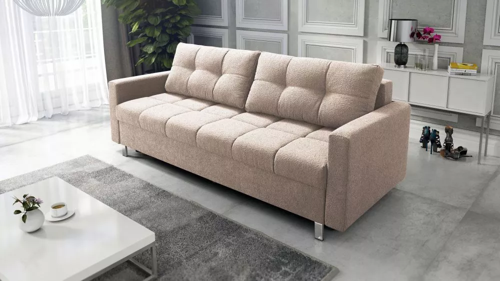 Dīvāns Carmen Sofa Standard · Bēšs · 92 × 223 × 93 cm
