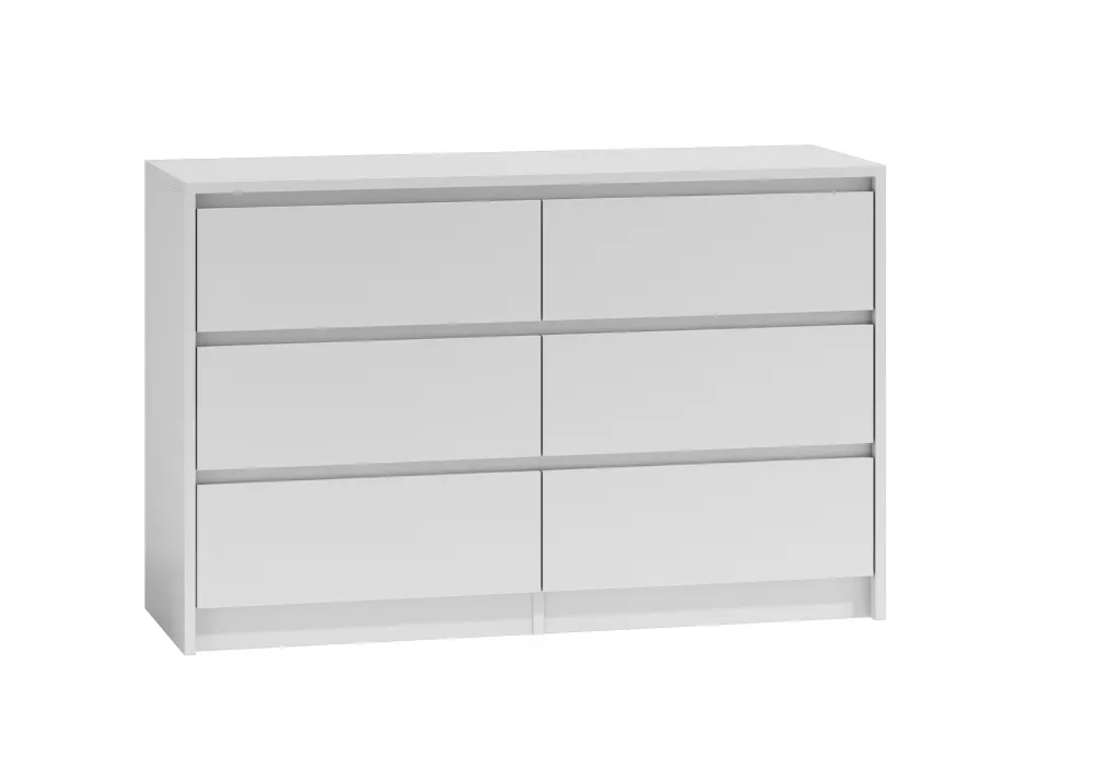 Kumode Karo K120-6 · Balts · 120 × 40 × 73.5 cm