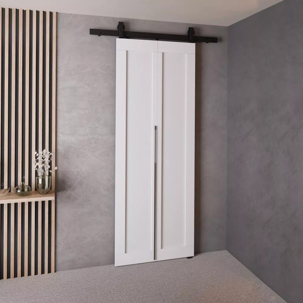 Bīdāmās durvis Qudio Loft-1 · Balts · 66 × 205 cm