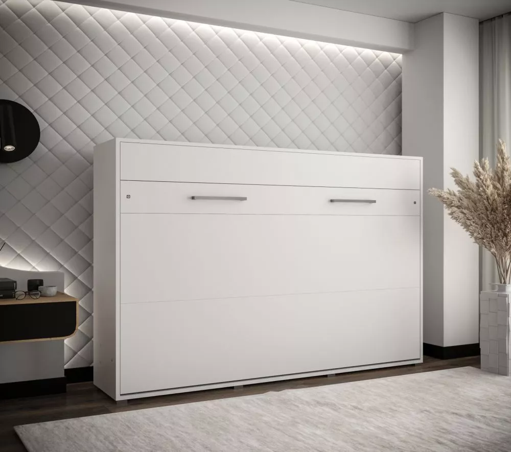 Gulta Home H ar stelāžu Guļamvietas platums: 140 cm, Korpusa krāsa: balts, Guļamvietas garums: 200 cm, stelāžas tips: ar