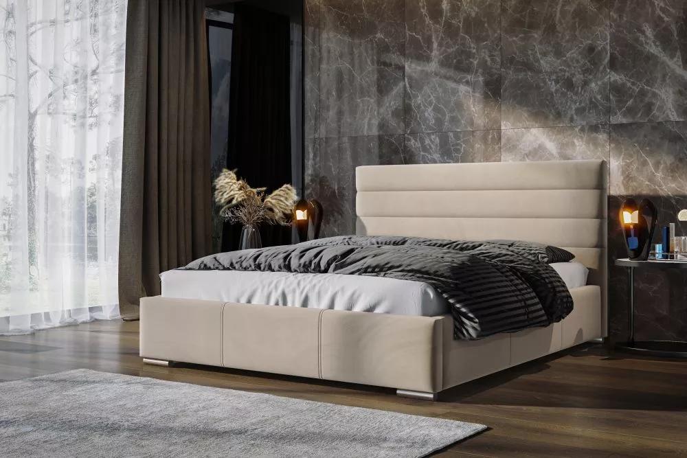 Gulta Sylvi Premium Standard ar stelāžu Guļamvietas platums: 180 cm, Guļamvietas garums: 200 cm, stelāžas tips: metāla, 