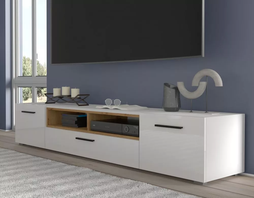 TV tumba Anette 07 · 198 × 43 × 37 cm