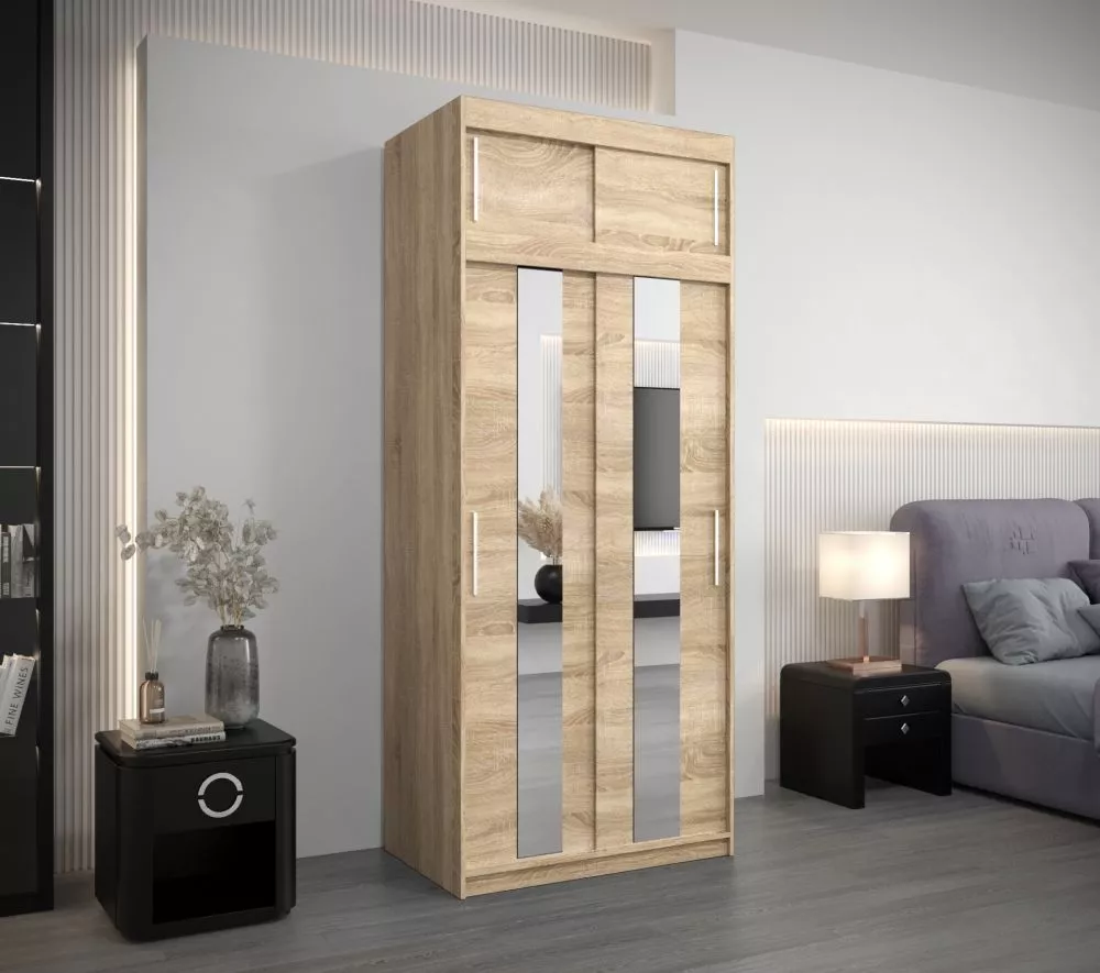 Skapis Pole Premium · Sonoma · 100 × 62 × 240 cm