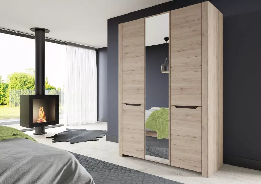 Skapis Desjo 06 · Ozols sanremo · 140 × 58 × 207 cm