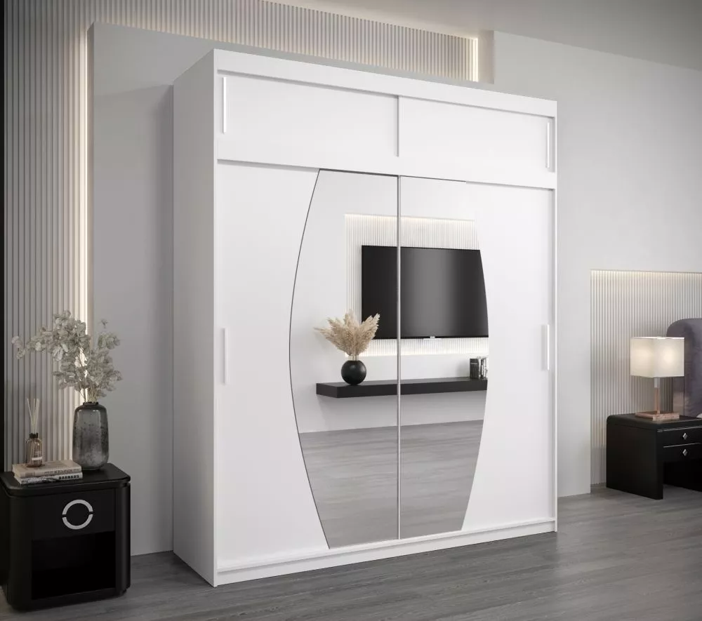 Skapis Elypse Plus · Balts · 200 × 62 × 240 cm