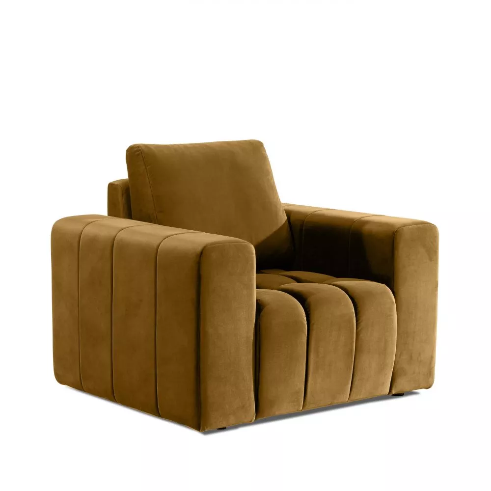 Mīksts krēsls Lazaro 1S Premium Standad · Tumši dzeltens · 108 × 89 × 85 cm