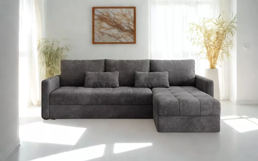 Dīvāns Roma Poso Standard · Pelēks · 138 × 226 × 85 cm