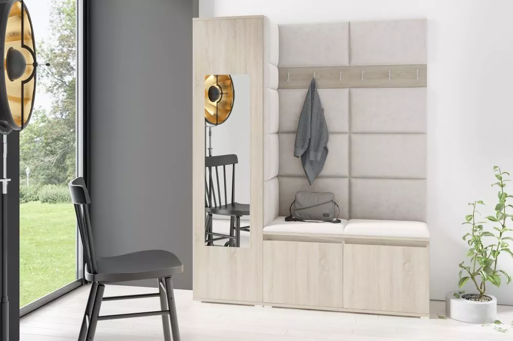Apavu plaukts Emi 14 Trinity Korpusa krāsa: sonoma, · 145 × 185 × 40 cm