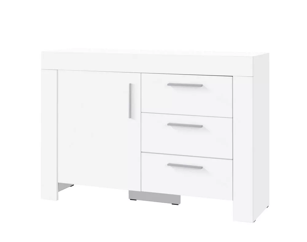 Kumode Cezar 11 · Balts · 120 × 42 × 85 cm
