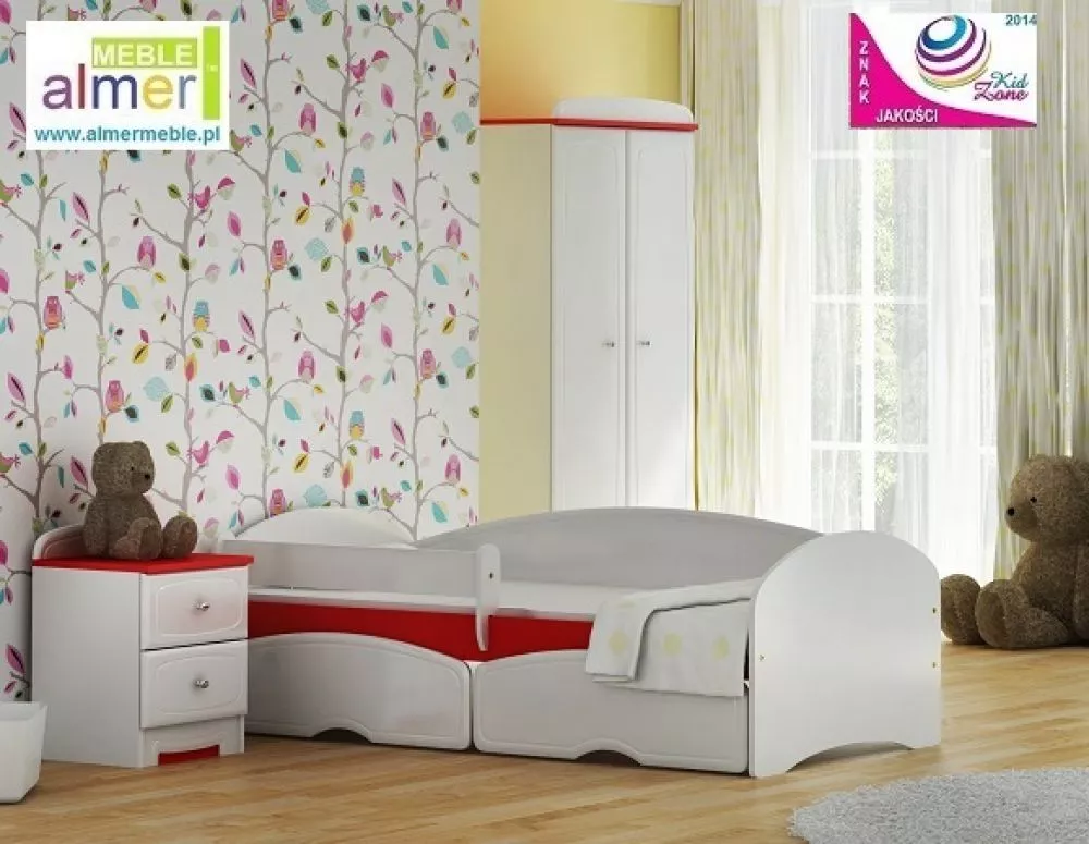 Bērnu gulta Bianco 23S Guļamvietas platums: 90 cm, Guļamvietas garums: 200 cm, · 102 × 204 × 65 cm