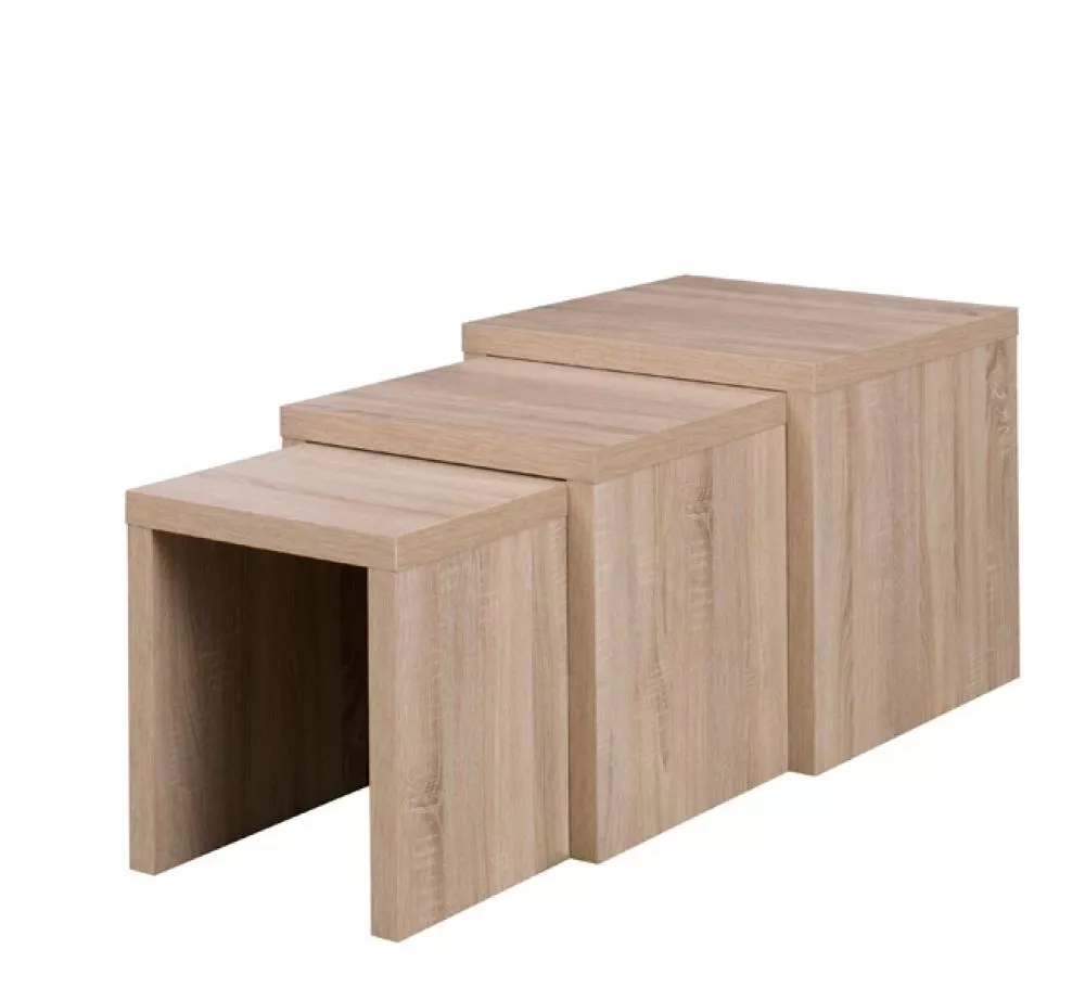 Žurnālgalds Cube Set · Sonoma · 55 × 55 × 51 cm