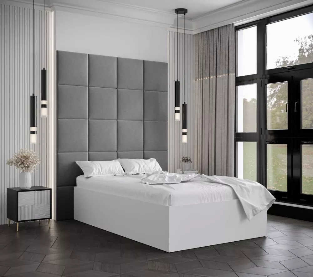 Gulta Bella 3 ar stelāžu Guļamvietas platums: 120 cm, Korpusa krāsa: balts, Guļamvietas garums: 200 cm, stelāžas tips: k