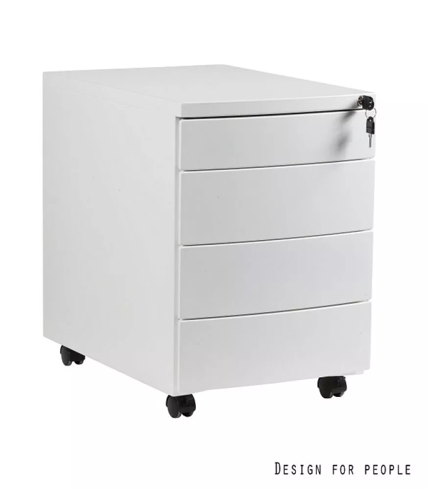 Kumode Kontener RP-04 · Balts · 39 × 56 × 56 cm