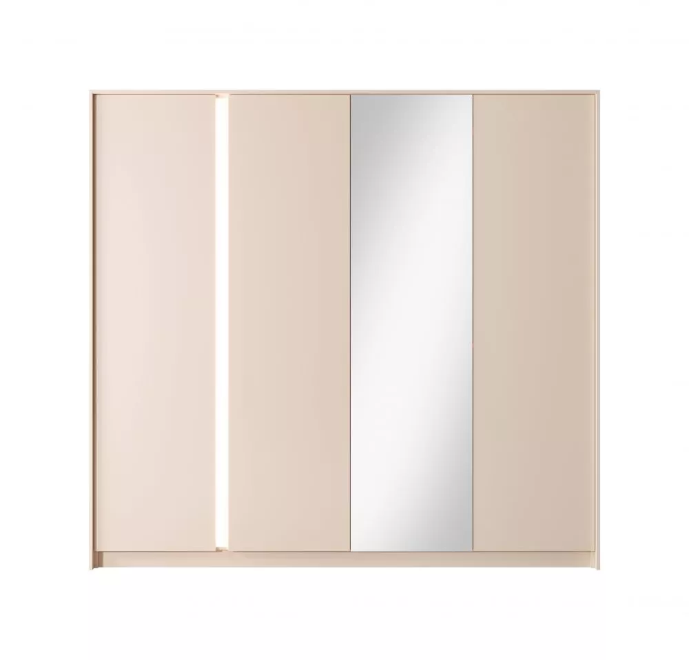 Skapis Dast I ar LED · Bēšs · 223.2 × 55.4 × 210 cm