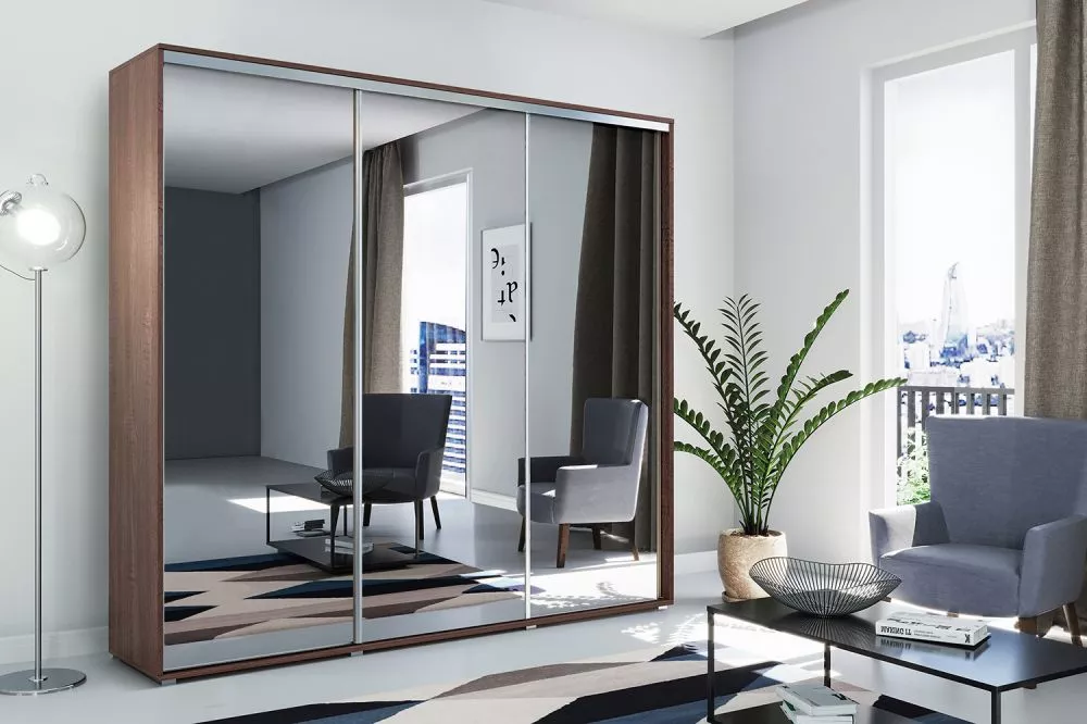 Skapis Modern A31 · Šokolādes · 250 × 62 × 215 cm