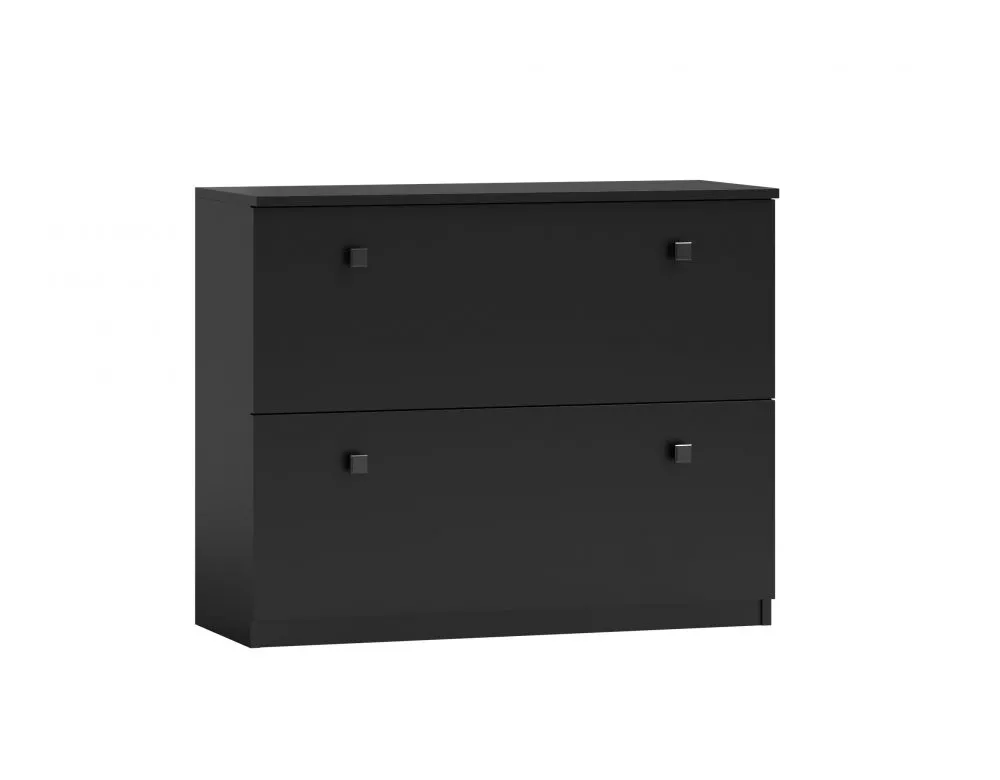 Apavu plaukts Latte LE-SZNB · Melns · 95.4 × 81.5 × 26 cm