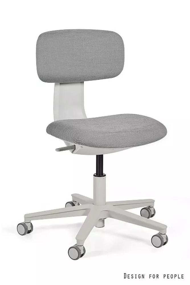 Datorkrēsls Robin Comfort Korpusa krāsa: gaiši pelēks, Elementu krāsa: gaiši pelēks, Sēdvietas platums: 42.5 cm, · 45.5 