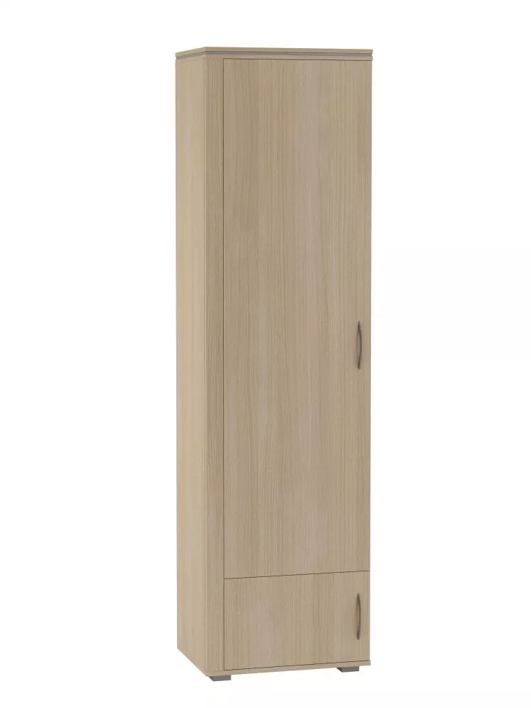 Grāmatu skapis Anna A-1D · Eiropas ozols · 56 × 41 × 205 cm