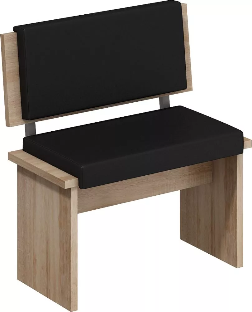 Krēsls Bond BON 02 sonoma · Melns · 75 × 43 × 83 cm