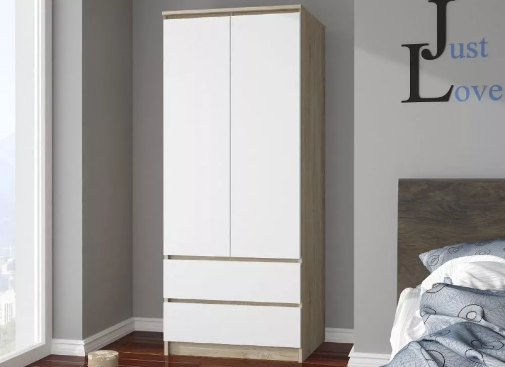 Skapis S902D2SZ · 90 × 51 × 180 cm