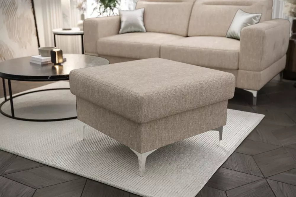 Pufs Malibu Square P Standard Auduma numurs: Gemma 06, · Bēšs · 70 × 49 × 70 cm