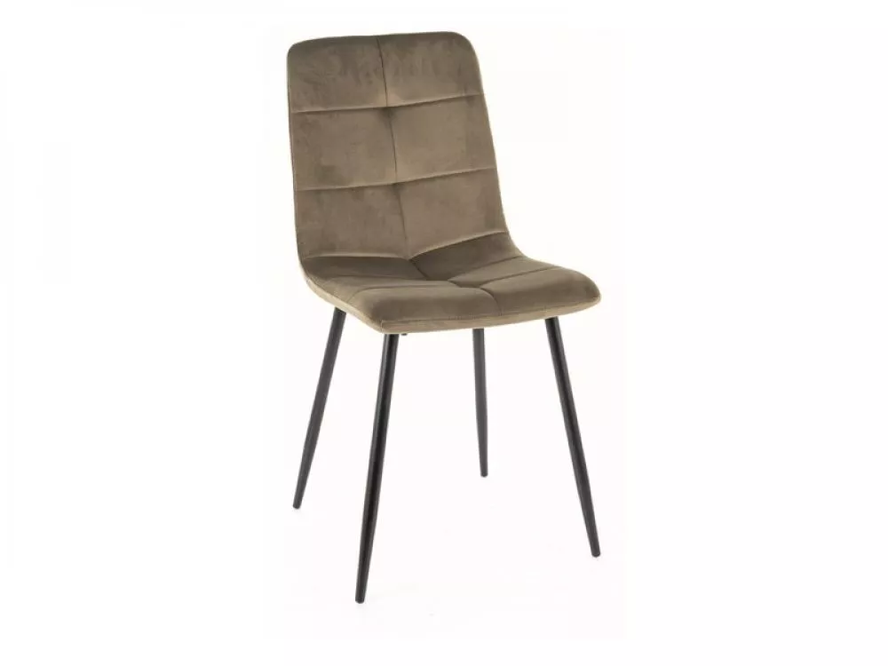 Krēsls Ivo Velvet · Olīvu · 91 × 45 × 52 cm