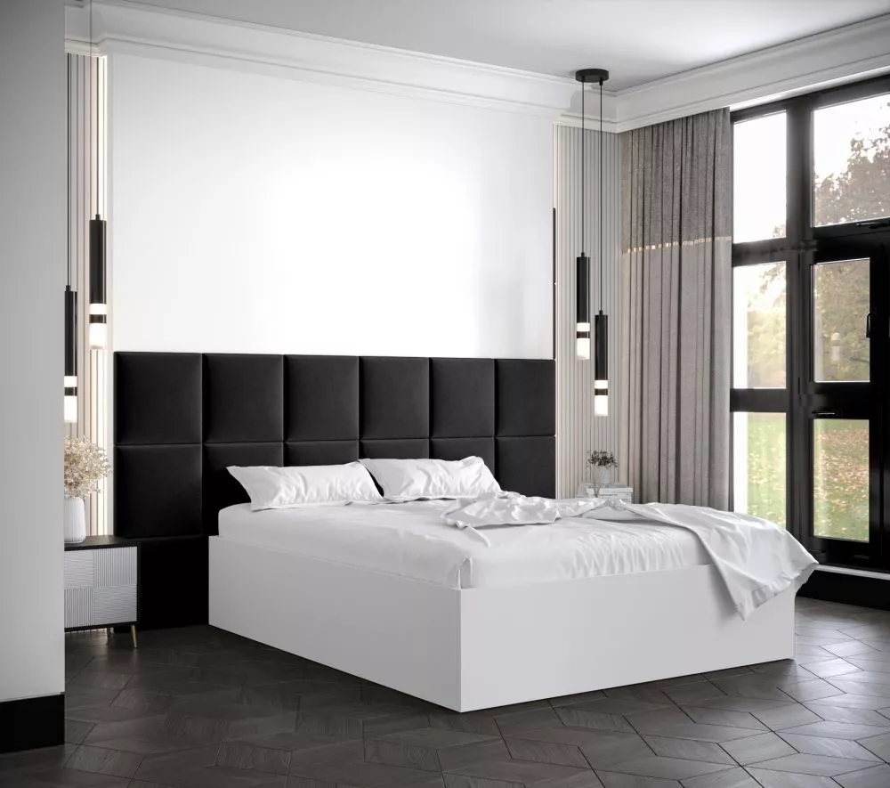 Gulta Bella 4 ar stelāžu Guļamvietas platums: 160 cm, Korpusa krāsa: balts, Guļamvietas garums: 200 cm, stelāžas tips: k
