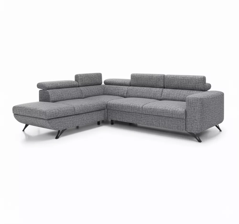 Dīvāns Arratta standard · Pelēks · 225 × 265 × 76 cm