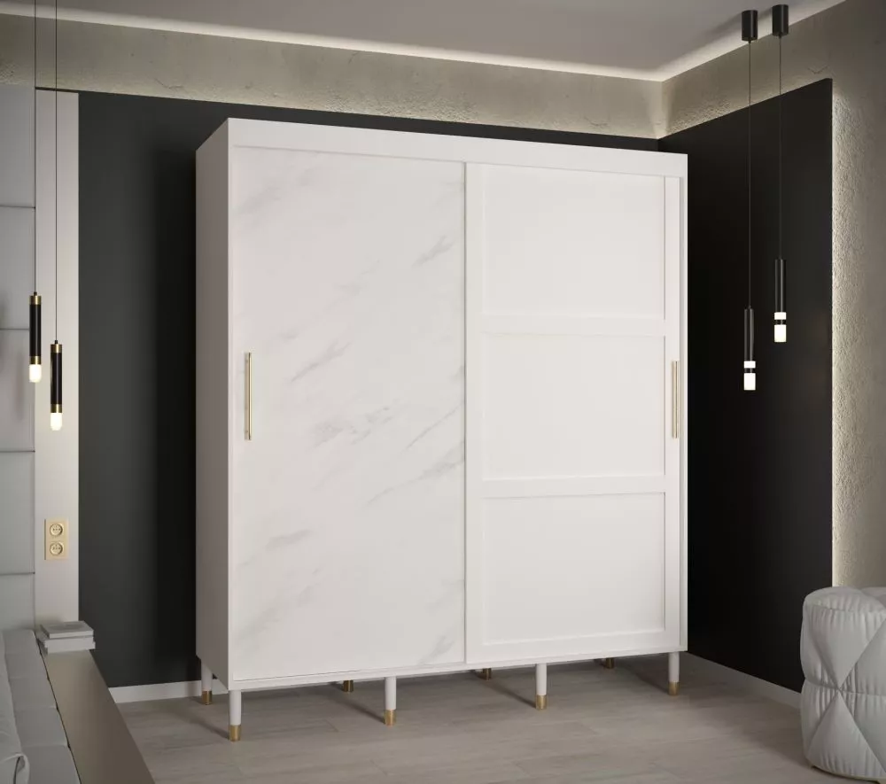 Skapis Calipso Ramiak Marmur · 180 × 62 × 208 cm