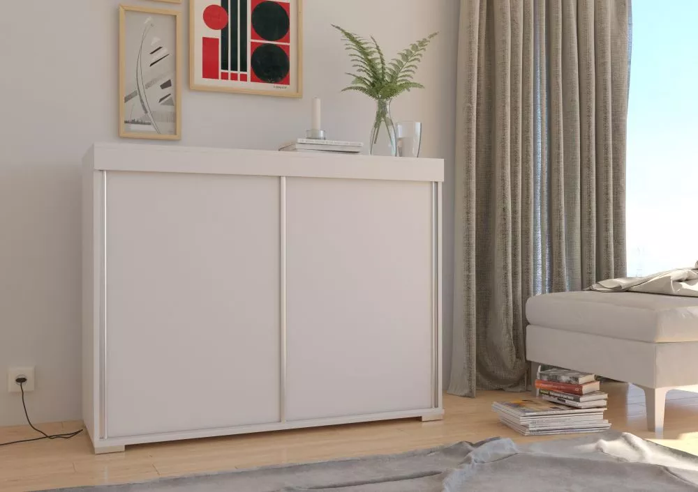 Kumode Eden K2D · Balts · 120 × 45 × 94 cm