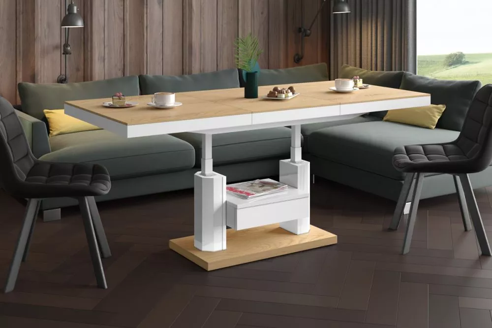 Žurnālgalds Quadro Max Matte Korpusa krāsa: ozols, · 120 × 75 × 56 cm