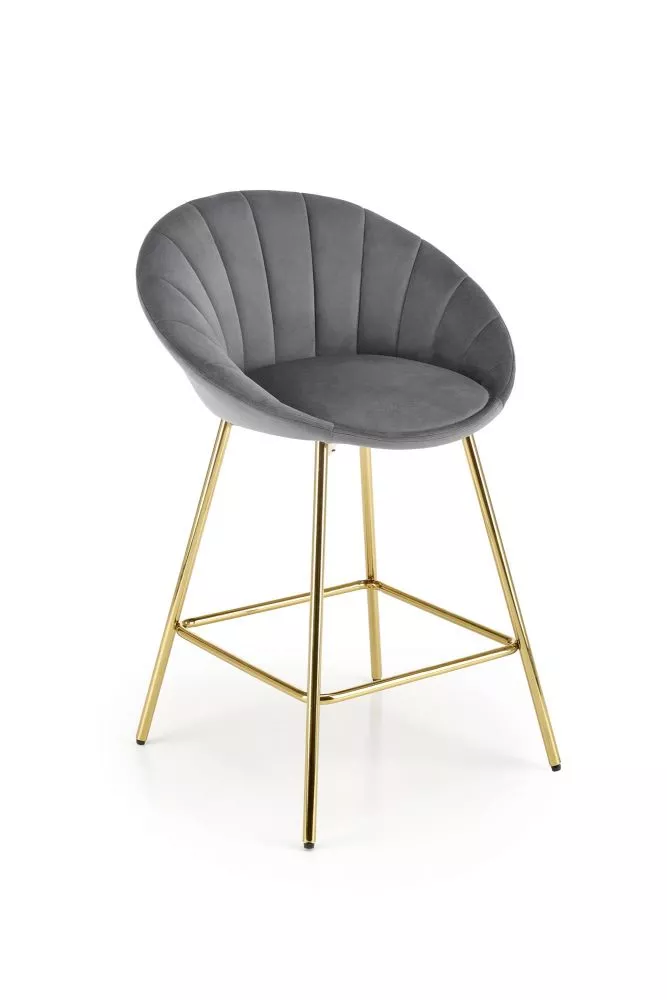 Krēsls H-112 · Pelēks · 87 × 58 × 52 cm