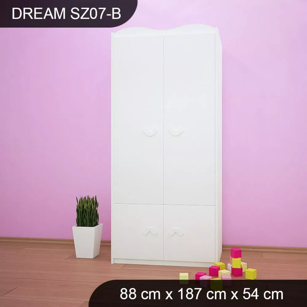 Bērnu skapis Dream SZ07-B · 88 × 54 × 187 cm