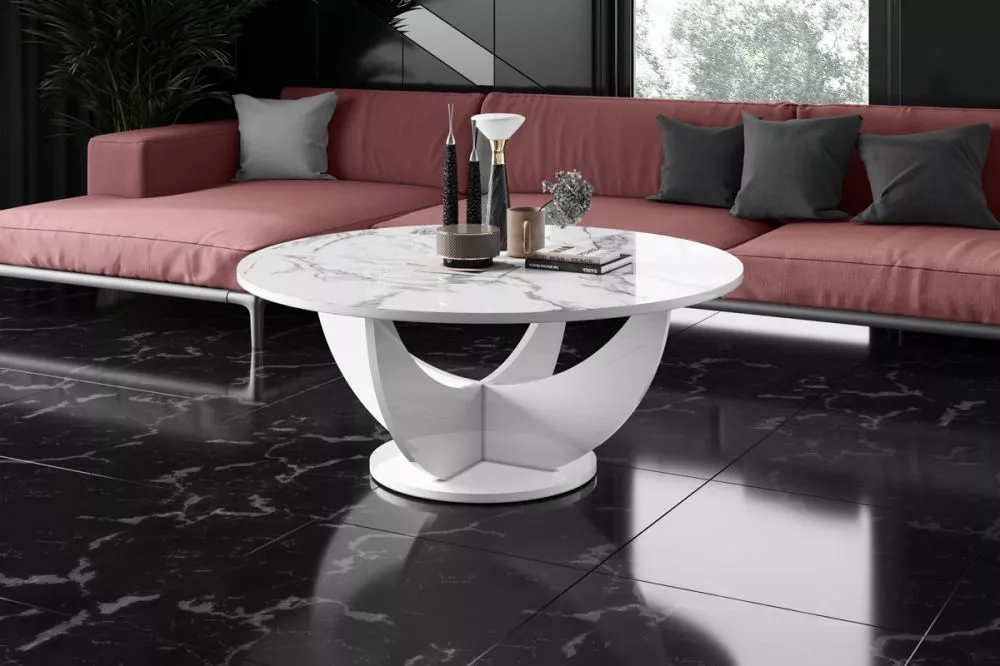 Žurnālgalds Capri Gloss · 45 cm